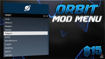 ORBIT MOD MENU (GTA V) STANDARD
