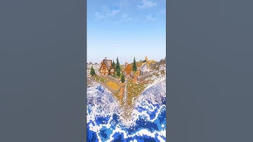 Minecraft: Whalefins Village! | Timelapse | #minecraft #building #shorts