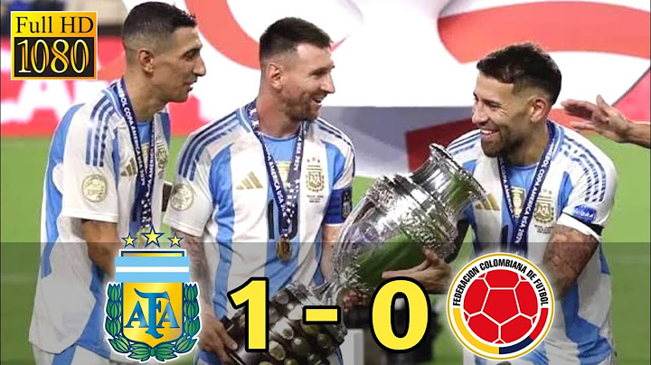 Argentina vs Colombia 1 - 0 I Highlights & Goals I Final Copa America 2024