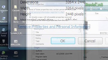 Windows: Remove Personal Data From Public Files (Tekzilla Daily)