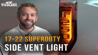 2017+ Super Duty Side Vent Light Installation F150LEDS.com