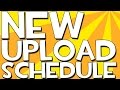 Upload schedule