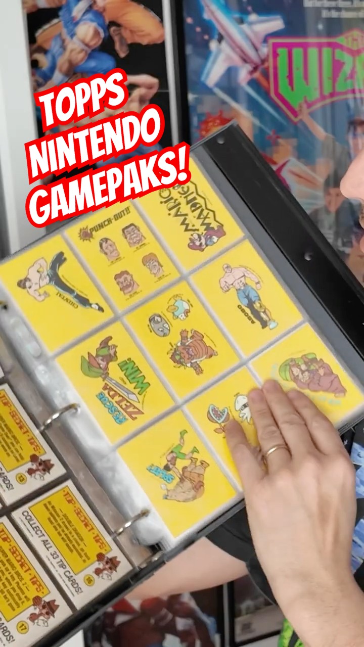 1989 Topps Nintendo Mario Punch Out Game Paks - YouTube