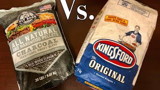 Pit Boss Charcoal Pellets VS Kingsford Charcoal Briquets Taste Test For Charcoal Flavor