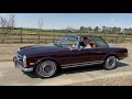 1971 Mercedes-Benz 280SL driving video