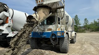Staying Busy with a Front Discharge Concrete Mixer
