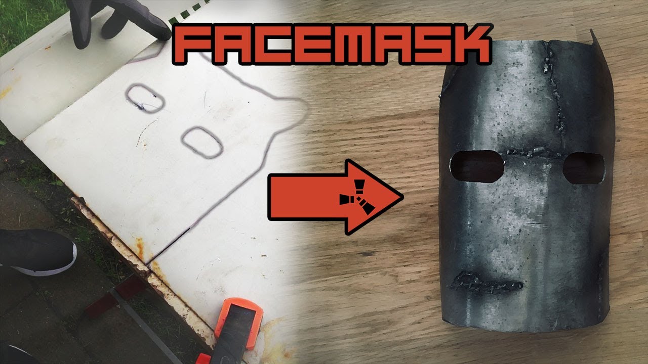 Making Rust Facemask From Scrapmetal (IRL) YouTube