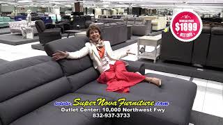 Inside of our new Outlet Center in Houston Texas | SuperNova Furniture