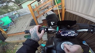 How to Set Clock on Motorcycle (Yamaha MT07 FZ07) Time Change