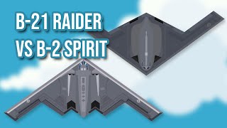 America’s Future Next Generation Stealth Bomber: The B-21 Raider vs B-2 Spirit