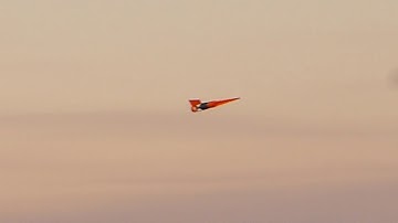 Backslider water bottle rocket fllight. Design method gave sucess on first flight.