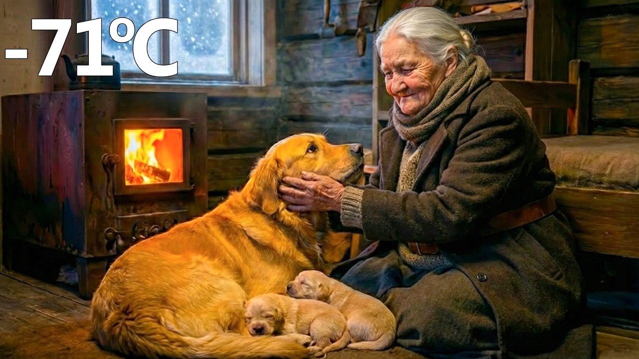 An Elderly Woman Rescued an ABANDONED Pregnant Dog in a Siberian Blizzard | Animal Rescue Short Film