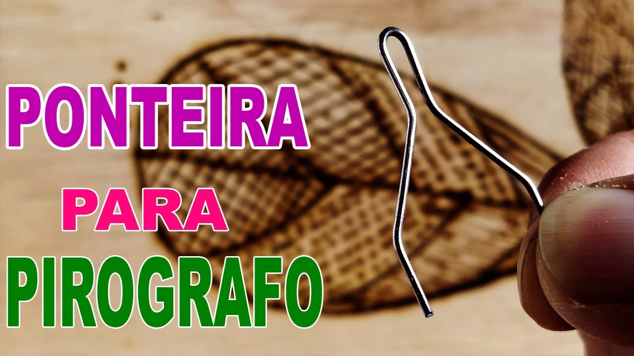 Como Fazer Ponteira Para Pirografo Modelo PP3