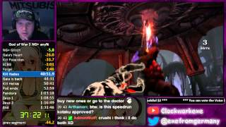 God of War 3 any% NG+ Single-Segment WR [1:30:40]