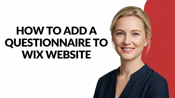 HOW TO ADD A QUESTIONNAIRE TO WIX WEBSITE - Julia'sTutorials