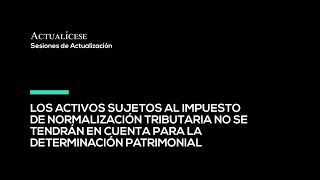 Impuesto de normalización tributaria ¿cuáles son sus beneficios?