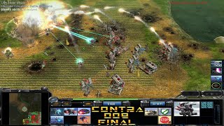 C&C Generals: Contra 009 Final - 1 vs. 5 - Cybernetics vs. 5 Insane Infantry