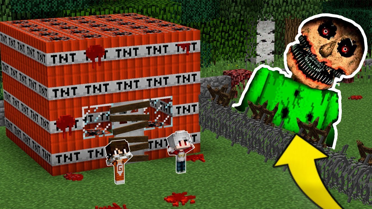 BASE DE TNT VS BALDI.EXE !! BASE 100% SEGURA | BALDI.EXE VS RETO DE LA ...