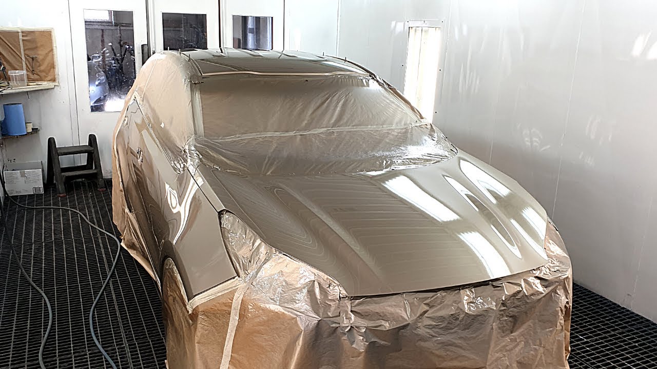 Car painting | Big beautiful painting KIA Sportage | Spray gun Sata 5000 RP 1.3 BASE & CLEAR COAT