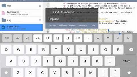 Code Editing Process (iPad) - Koder 3