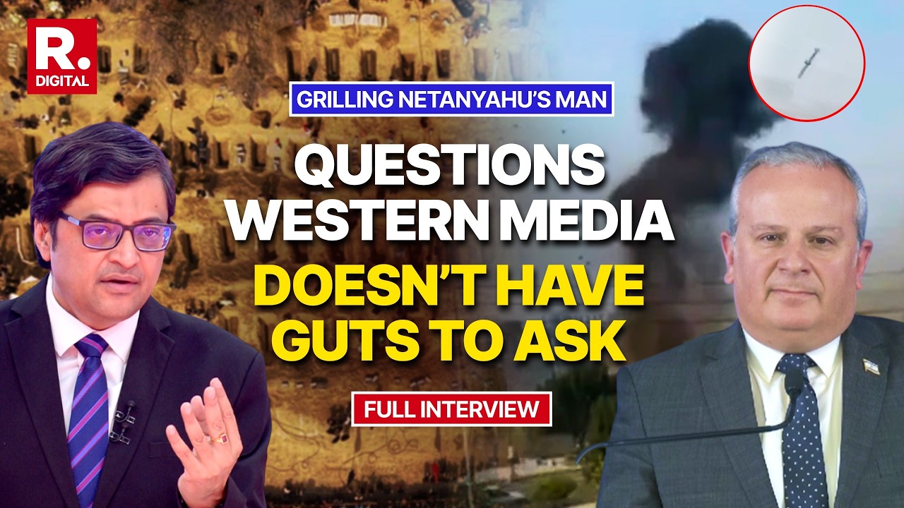 Arnab Grills Netanyahu Spox David Mencer On Killing 120 Schoolgirls With Tomahawk | Iran War | Trump