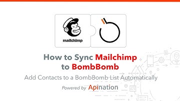 How to Sync Mailchimp to BombBomb - Easily Send your Mailchimp Subscribers a Video Email