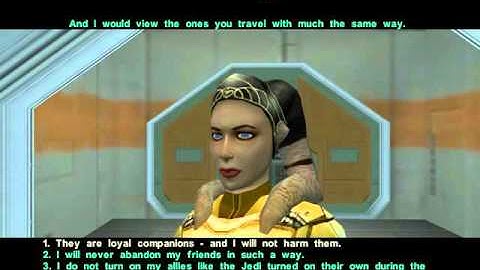 Kreia Disapproves
