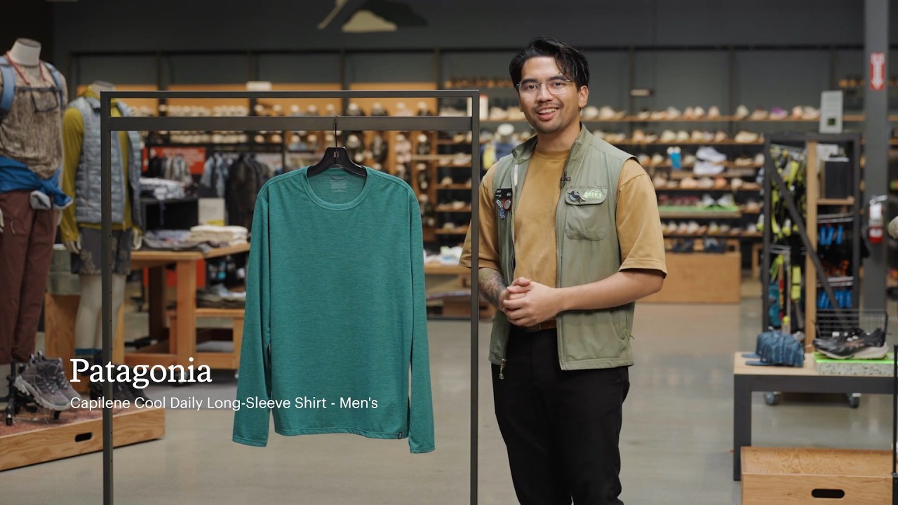 Preview of Patagonia Capilene Cool Daily Long-Sleeve Shirt - Men's Video