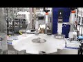 Glass jars 4 heads filler and rotary capping machine with bottle turntable