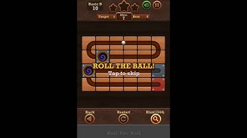 Roll The Ball Slide Puzzle 2 - Moves Basic B Level 10 Walkthrough