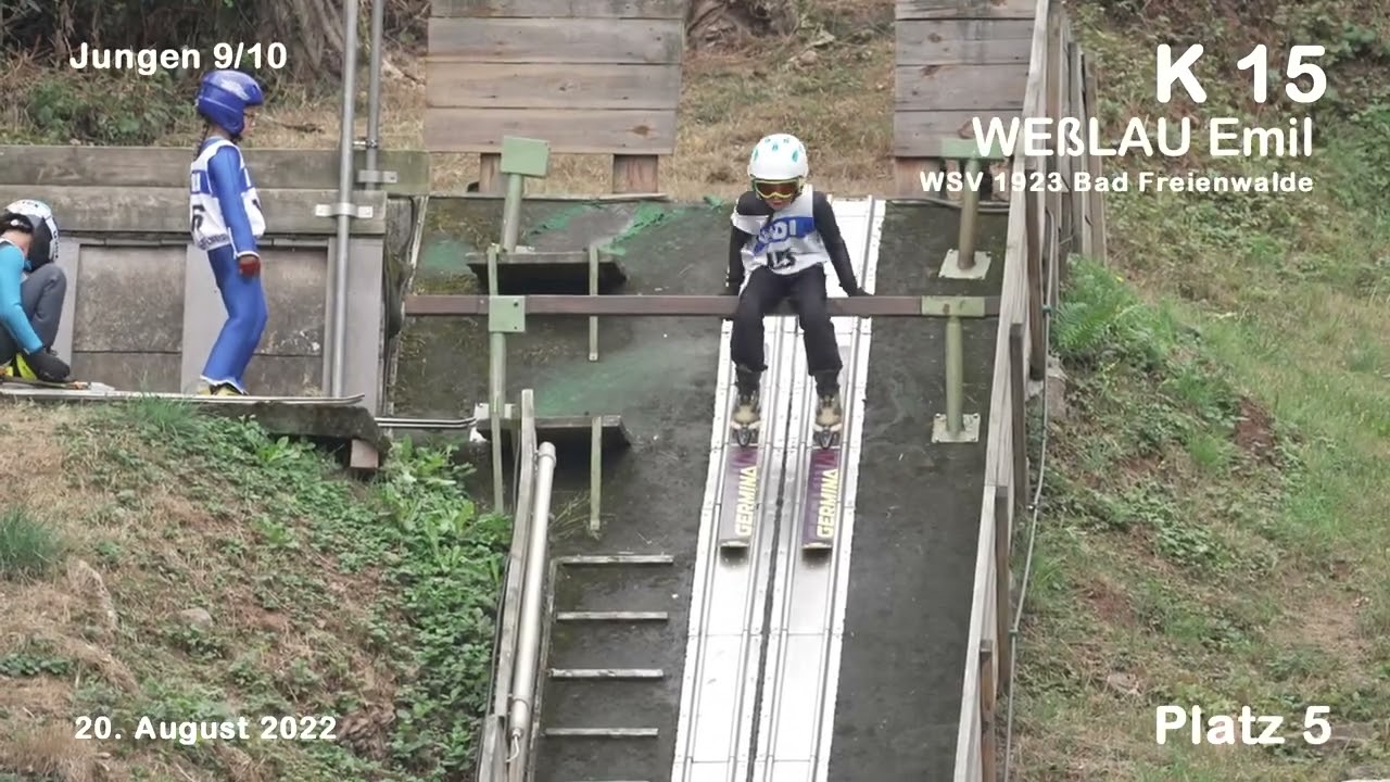 Sommerskispringen in Rothenburg am 20.08.2022