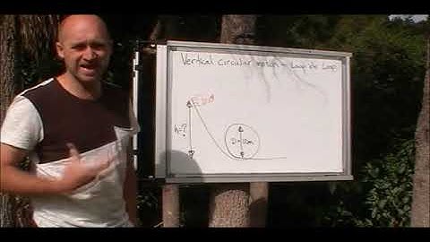 Level 3 Physics - Mechanics  - Vertical circular motion
