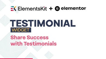 Eye-Candy Testimonial Carousel ● ElementsKit Addon for Elementor, WordPress ● 2025
