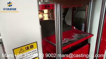 Automatic horizontal casting molding machine