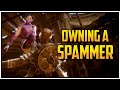 MK11 - Mileena Meets a Filthy Spammer In Tournament...