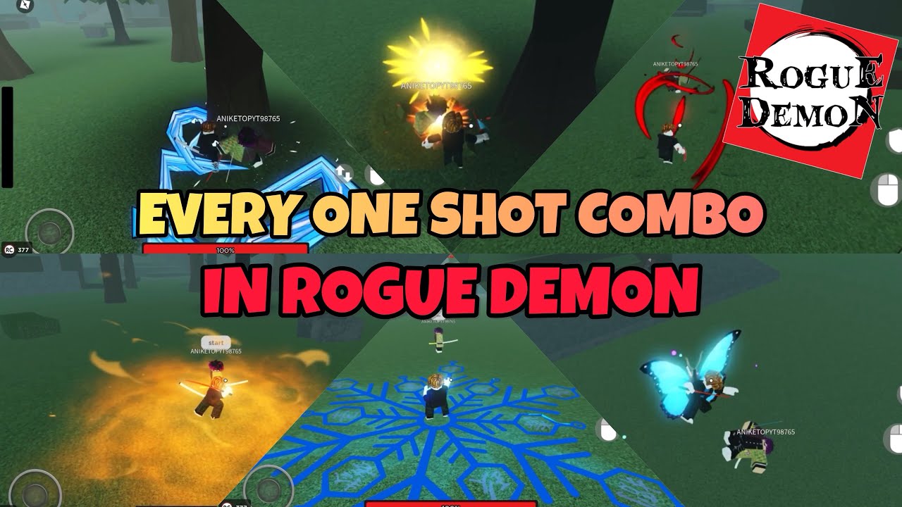Every one shot combo in Rogue demon! - YouTube