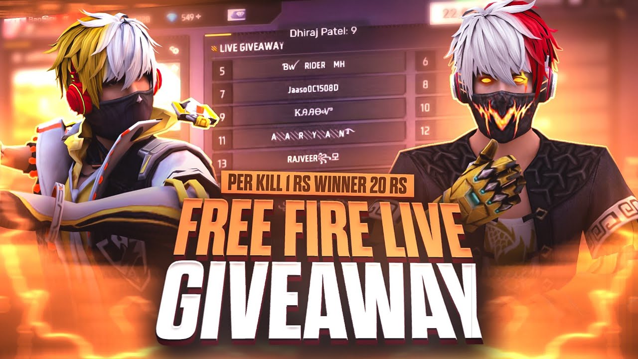free fire max live stream