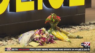 Memorial grows outside York County police department after three officers killed