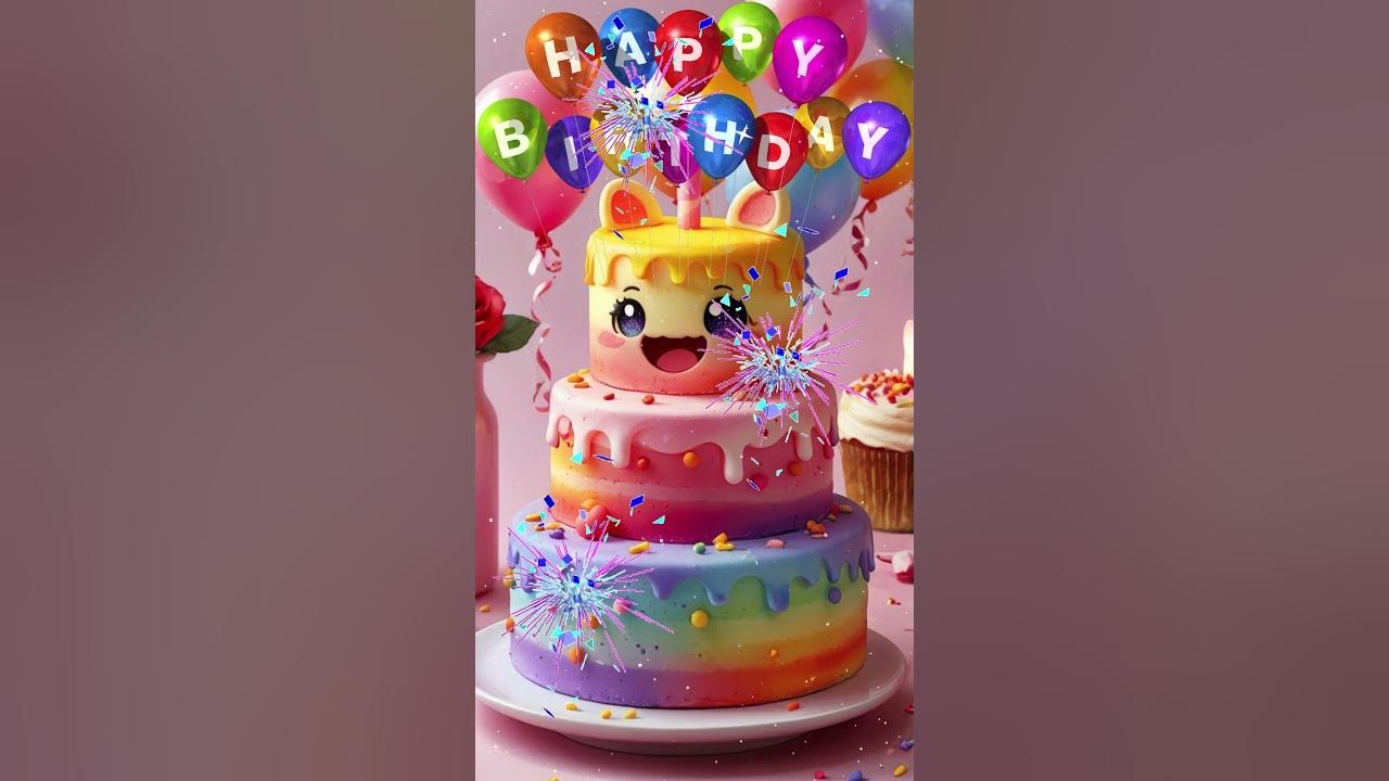 Happy Birthday Song For Special Day Happy Birthday To You 🎂#happybirthdaysongwithangel #birthday