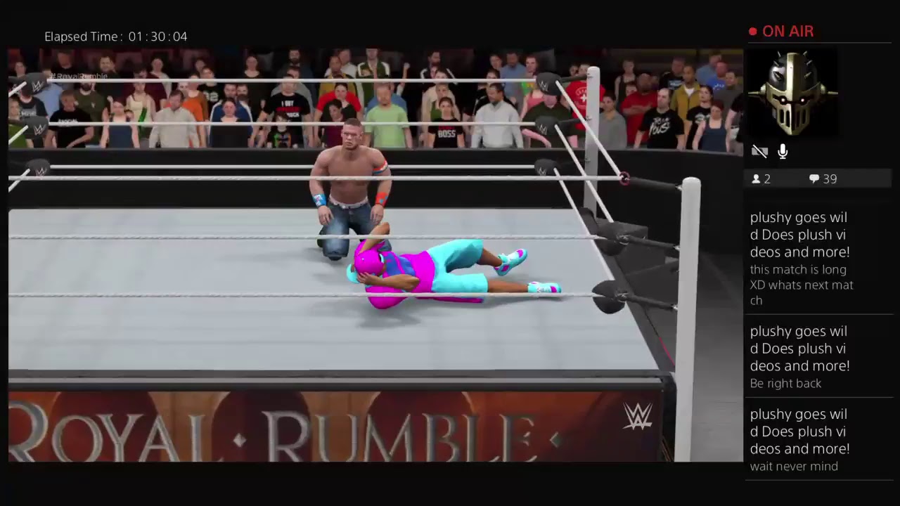 knight9080698's Live PS4 Broadcast wwe 2k17 with youtubers