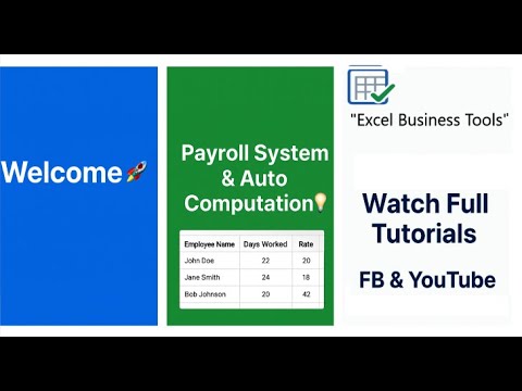 Excel Payroll System | Automated Salary, Deductions & Reports (VBA Tutorial)