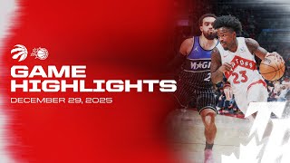 Raptors Vs. Magic Game Highlights December 29, 2025