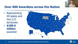 FY21 Connect and Protect: Law Enforcement Behavioral Health Response Program Orientation