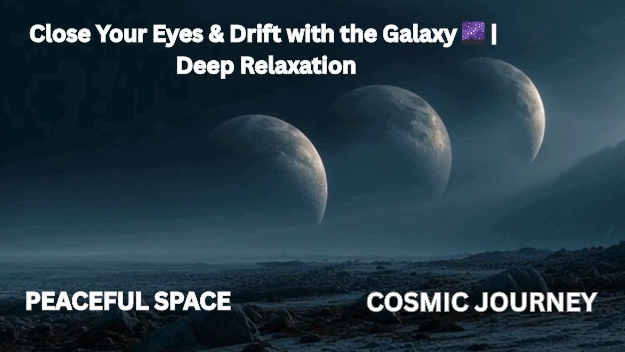 Close Your Eyes & Drift with the Galaxy 🌌 | Deep Relaxation