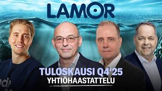Lamor Q4'25: Kohti Kilpilahden tuotantolaitoksen käynnistystä