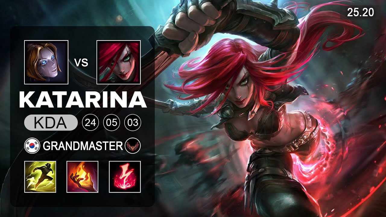 Katarina vs Orianna Mid - KR Grandmaster - Patch 25.20 Season 15