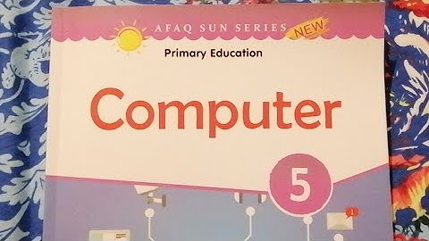 Afaq Sun Series New Computer Class 5th Page No 29