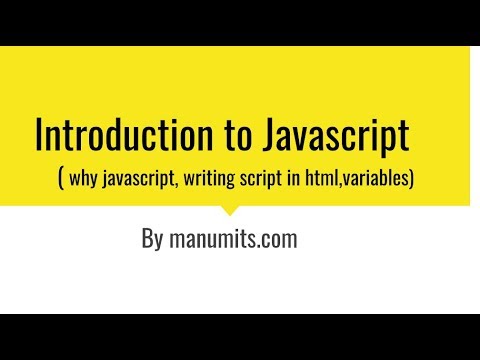 Introduction to Javascript manumits-call +917386777822 for training ...