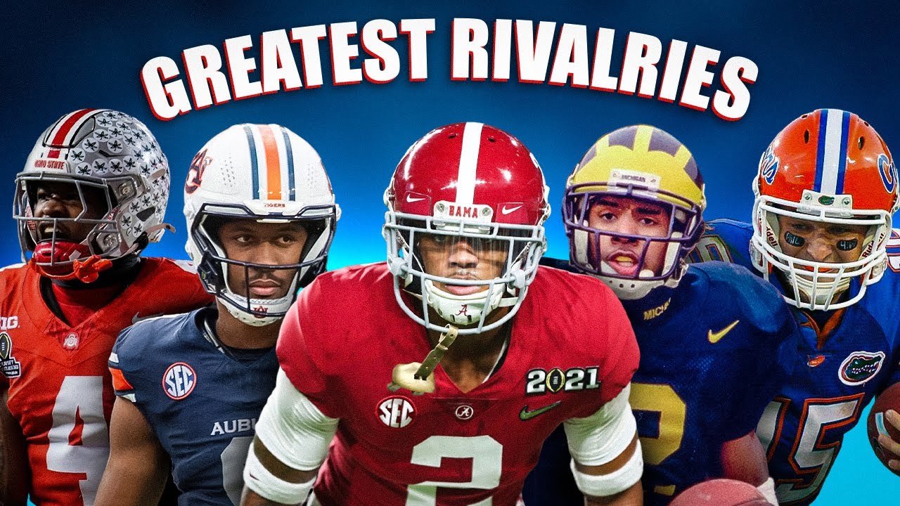 Cfb Rivalry Names The GREATEST RIVALRYS in CFB RIVALRY WEEK - YouTube