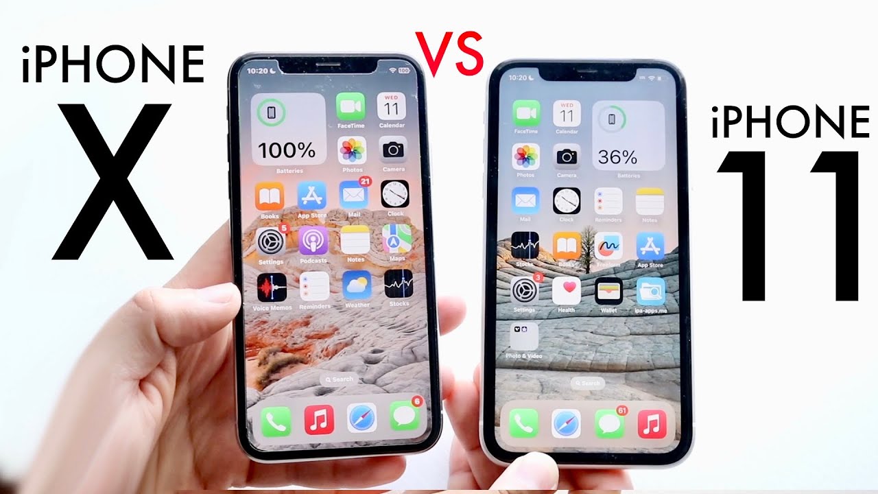 Сравнение айфона x